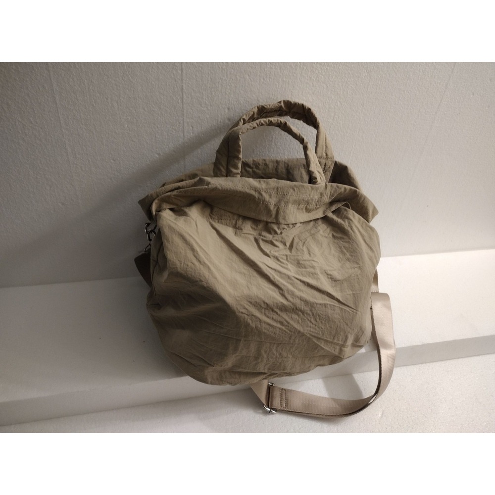 Westbronco Nylon Foldover Shoulder Bag Detachable Adjustable Strap Packable Tote